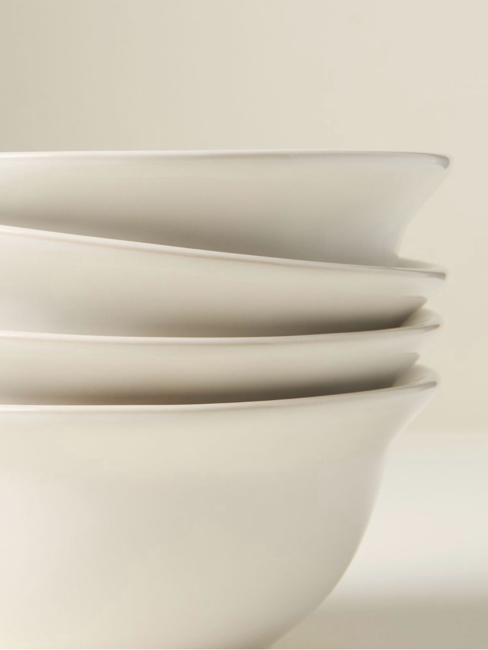 Anthropologie Reeves Stoneware Cereal Bowls, Set of 4